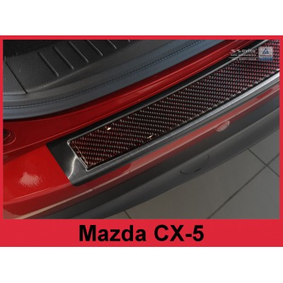 Carbon Edelstahl Ladekantenschutz Mazda CX-5